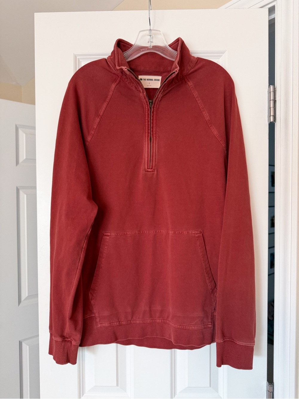 The Normal Brand Quarter Zip Pullover